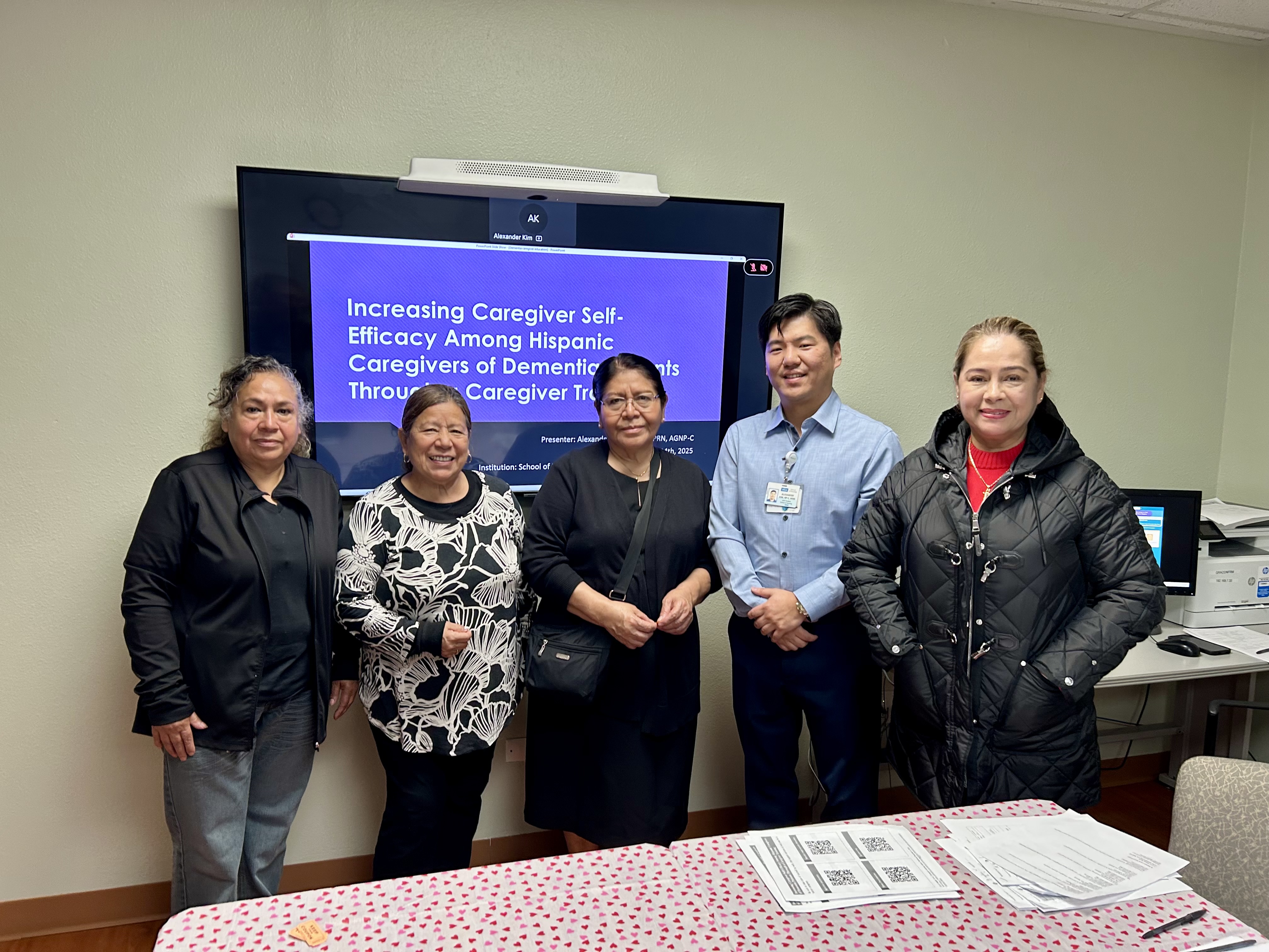 Alexander Kim and 4 patients 