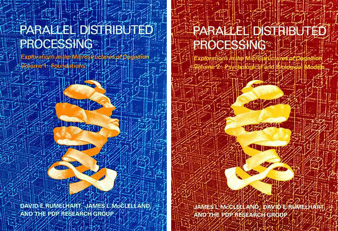 The covers of both volumes of Parallel Distributed Processing