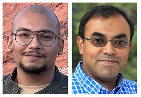 Portraits of Rohit Kundu and Amit Roy-Chowdhury