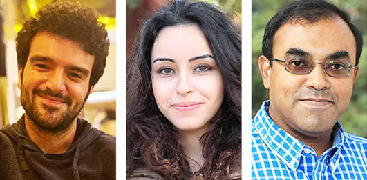 Headshots of Ümit Yiğit Başaran, Başak Güler and Amit Roy-Chowdhury